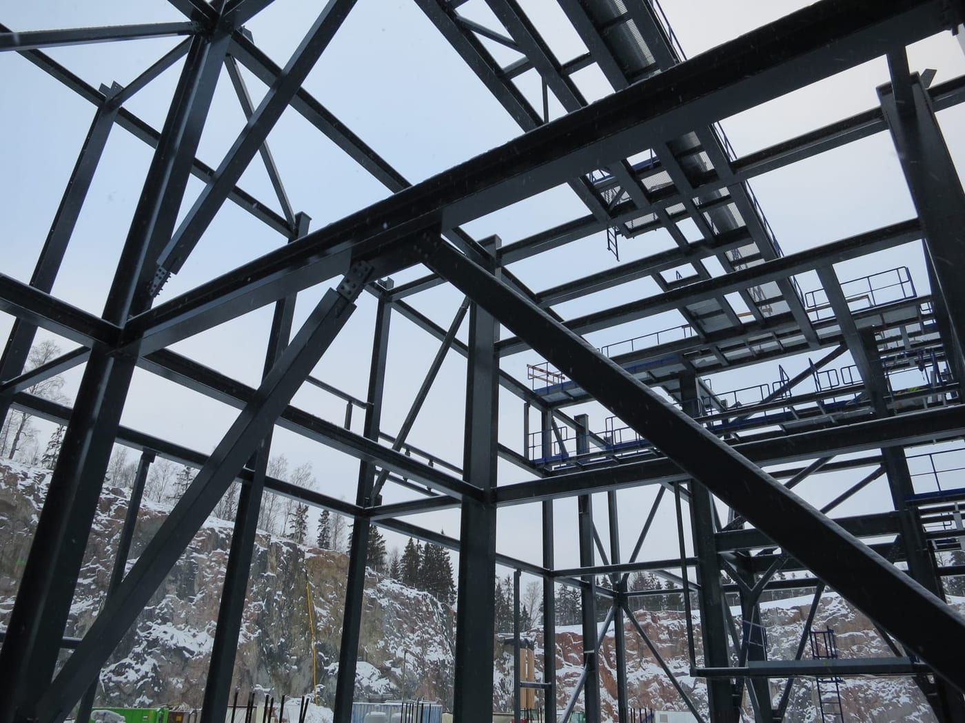 Industrial manufacturing facility interior